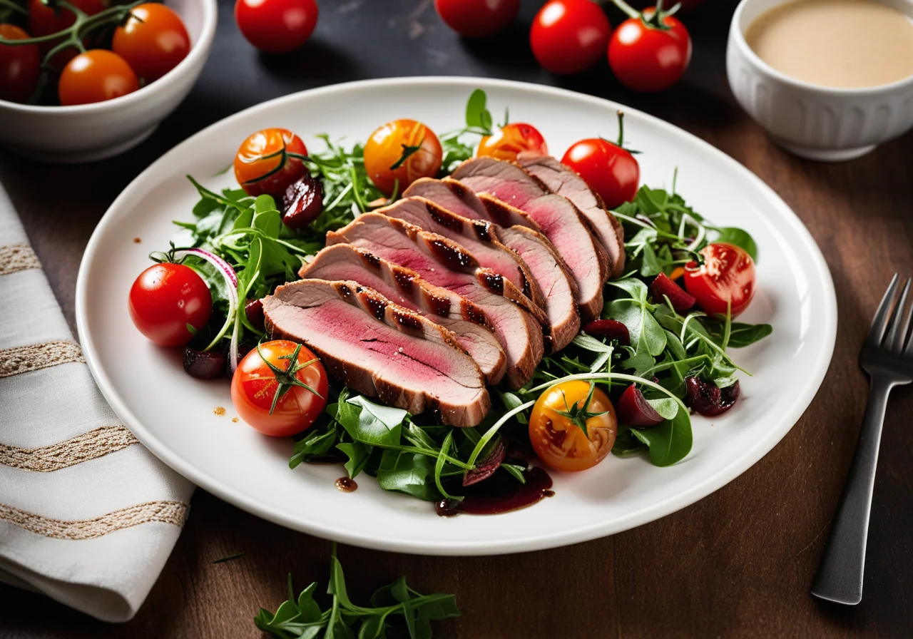 Duck Breast with Arugula Salad