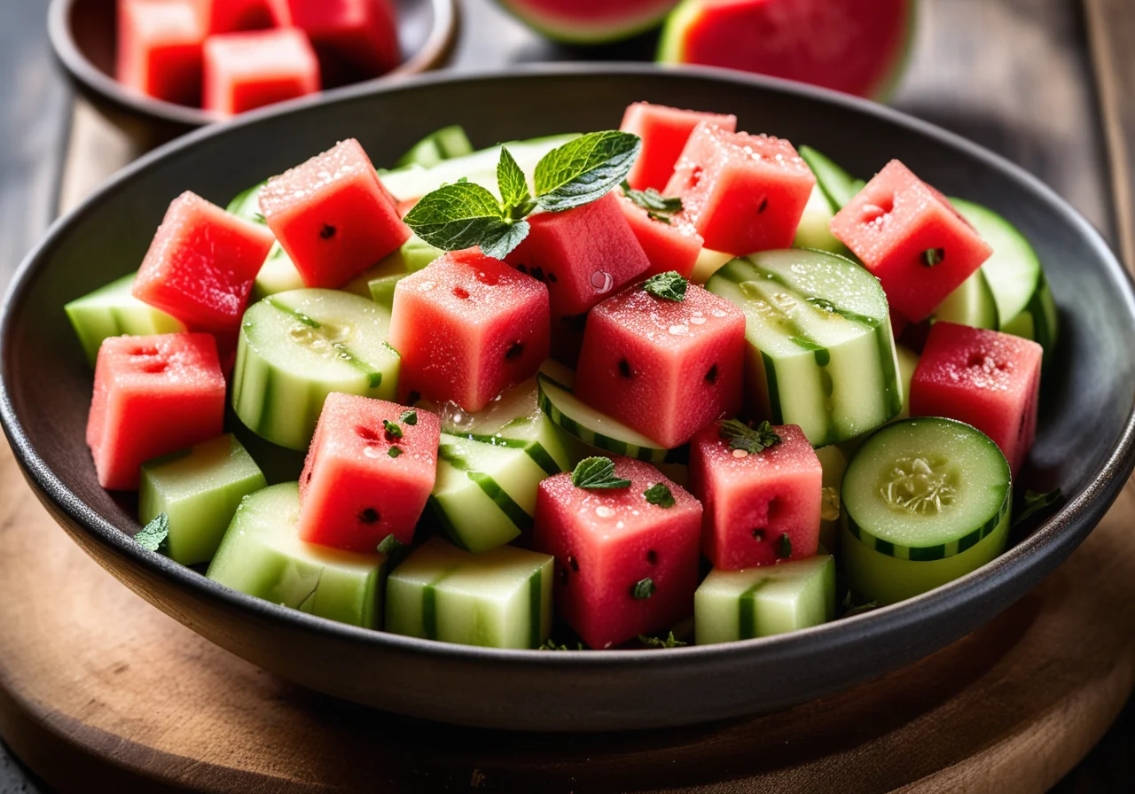 Spicy Melon Salad