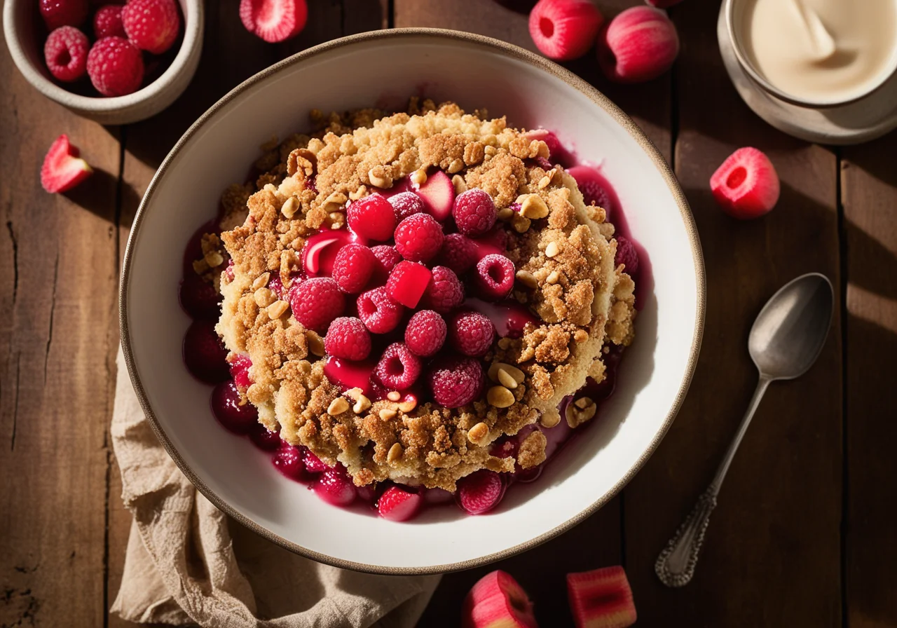 Rhubarb Crumble