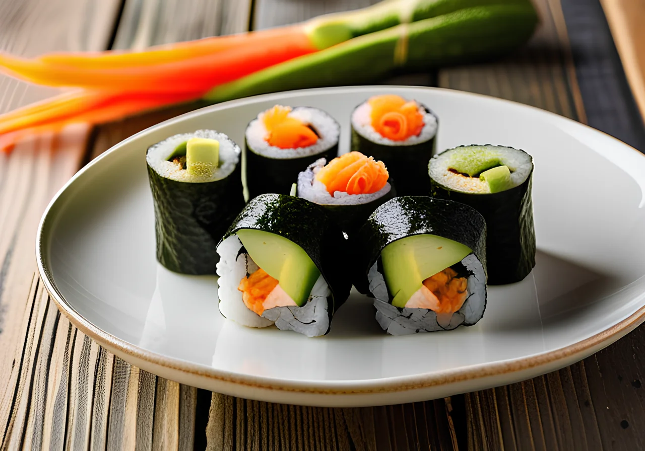Avocado Maki Sushi