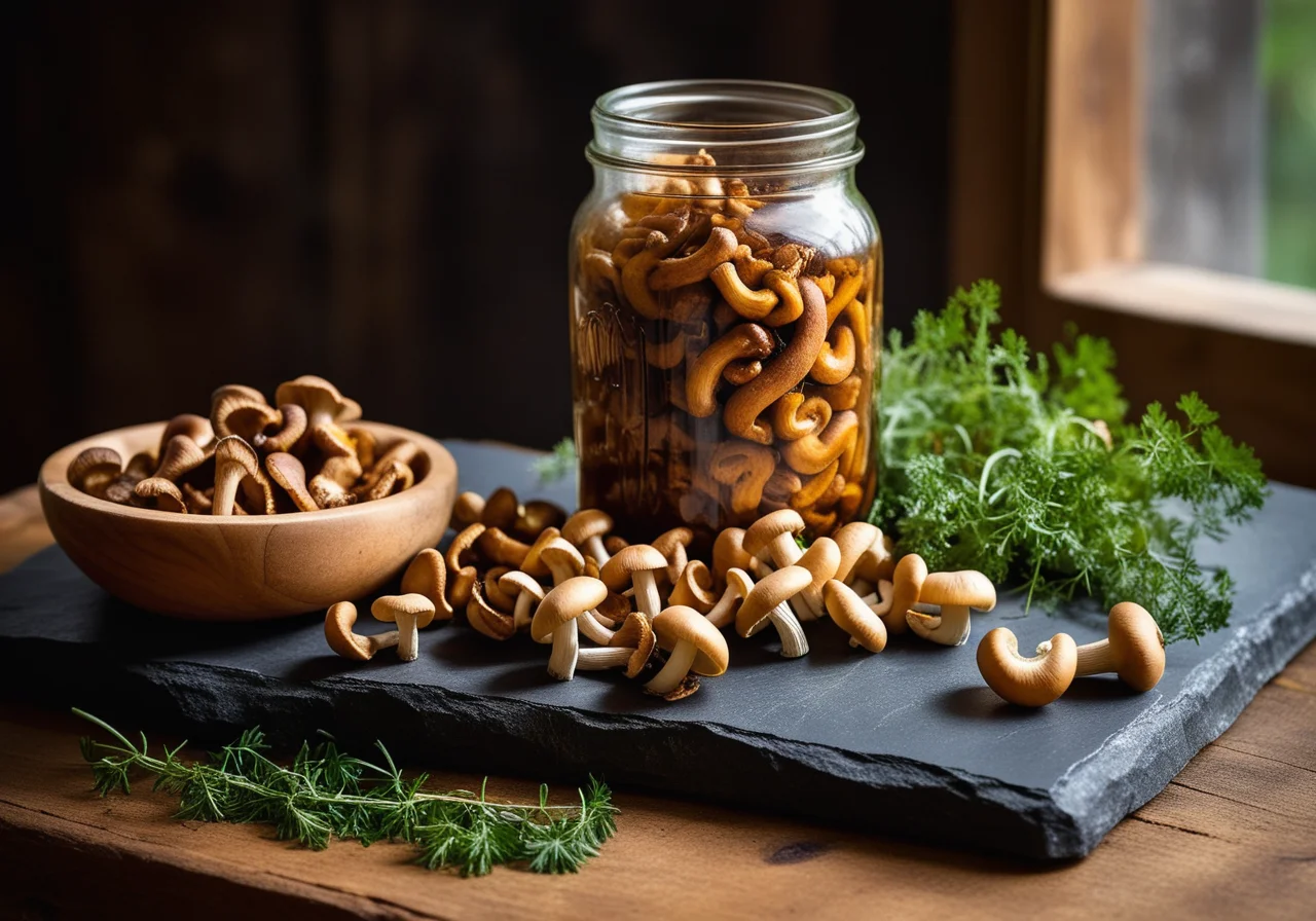 Pickled Chanterelles