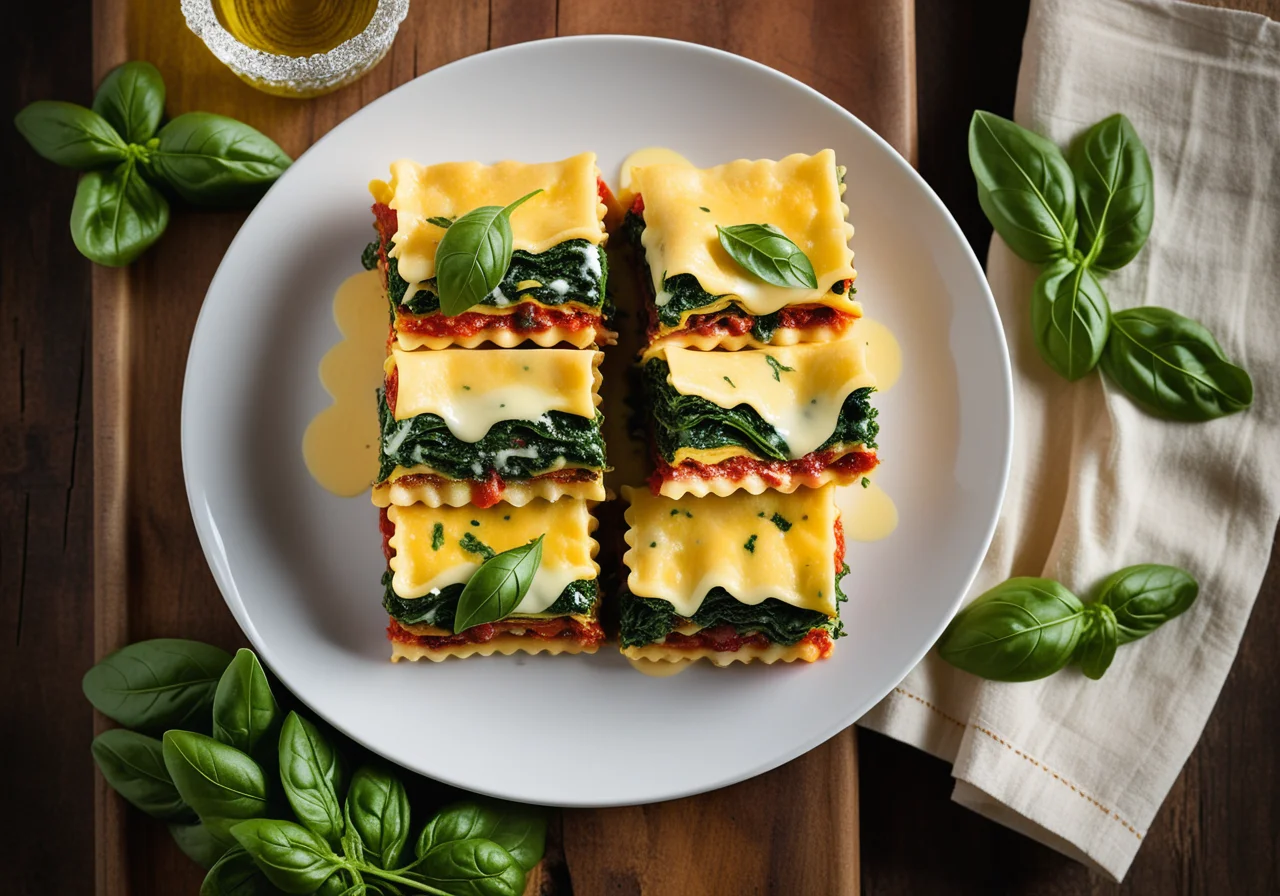 Tricolored Lasagna Sheets
