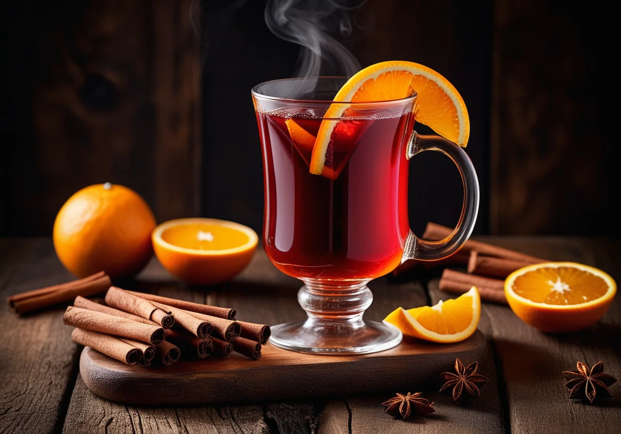Orange Ginger Mulled Wine
