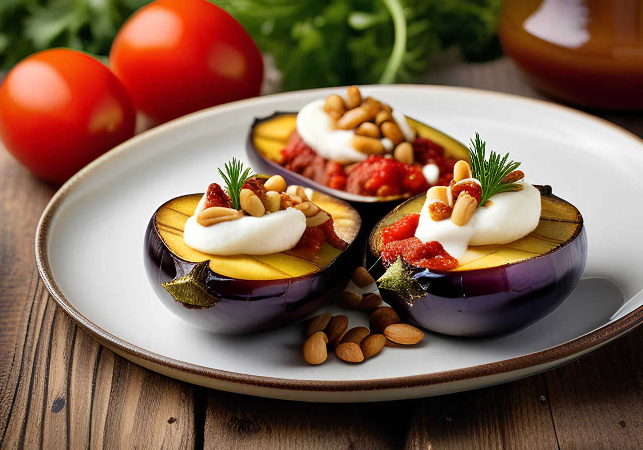 Stuffed Baked Eggplants