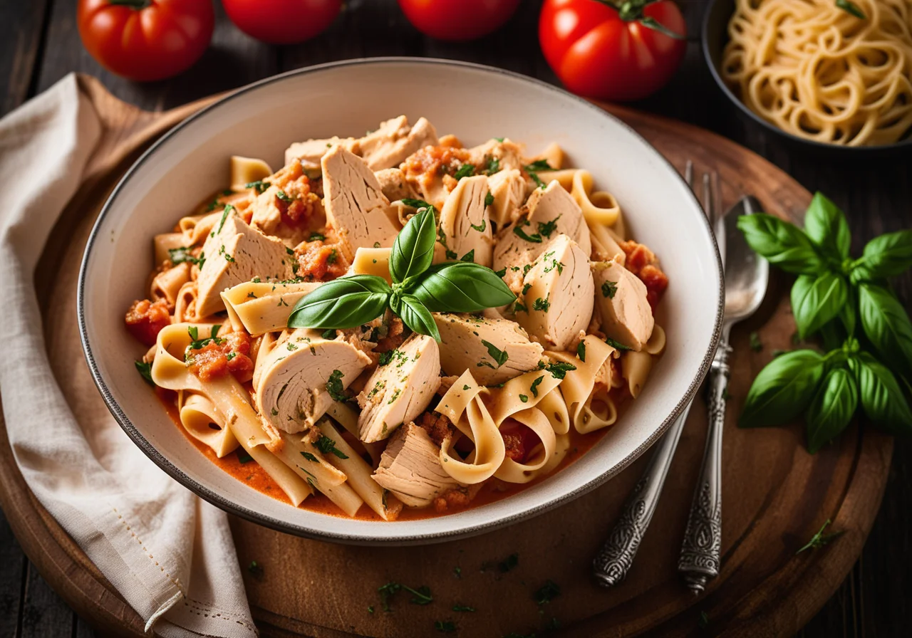 Chicken Ragout with Pasta