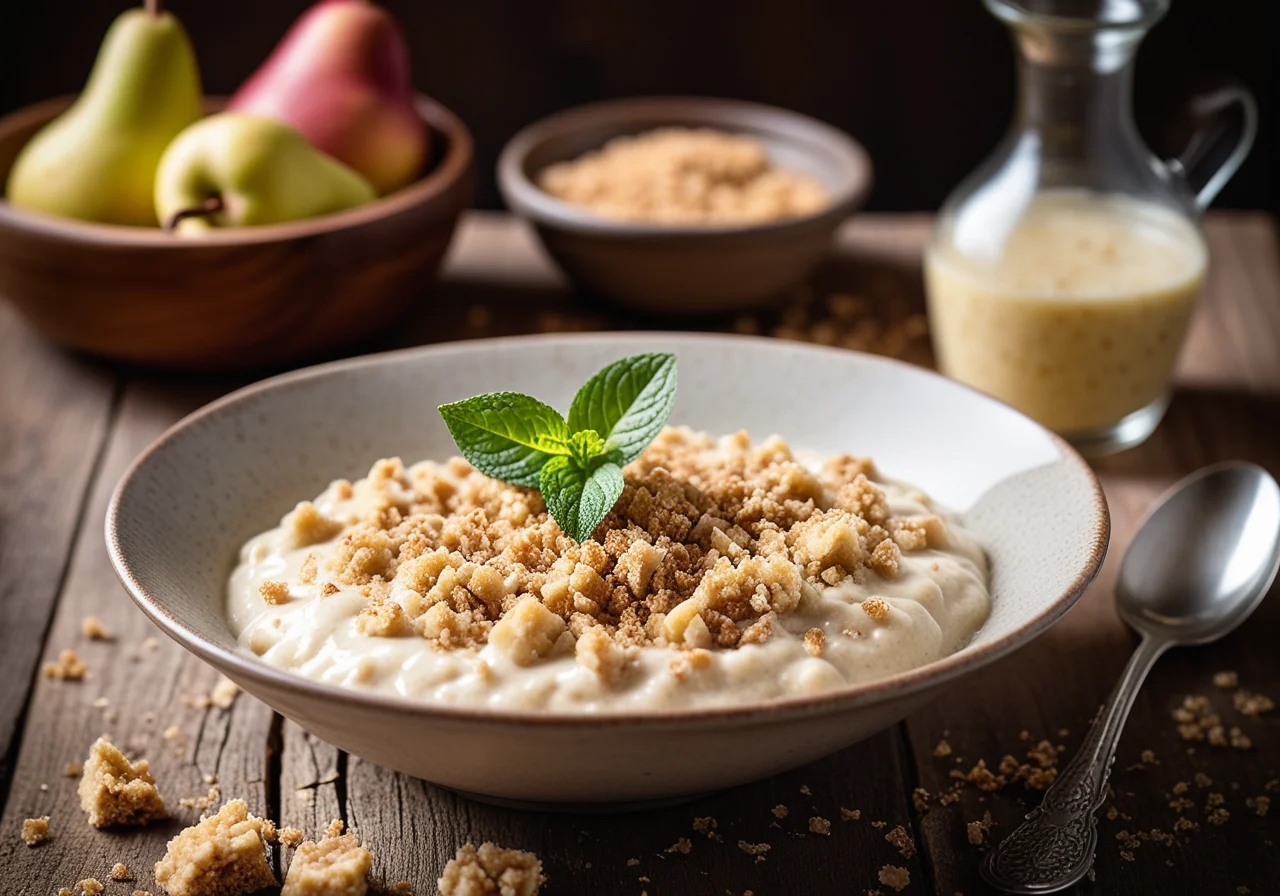 Pear Crumb Porridge