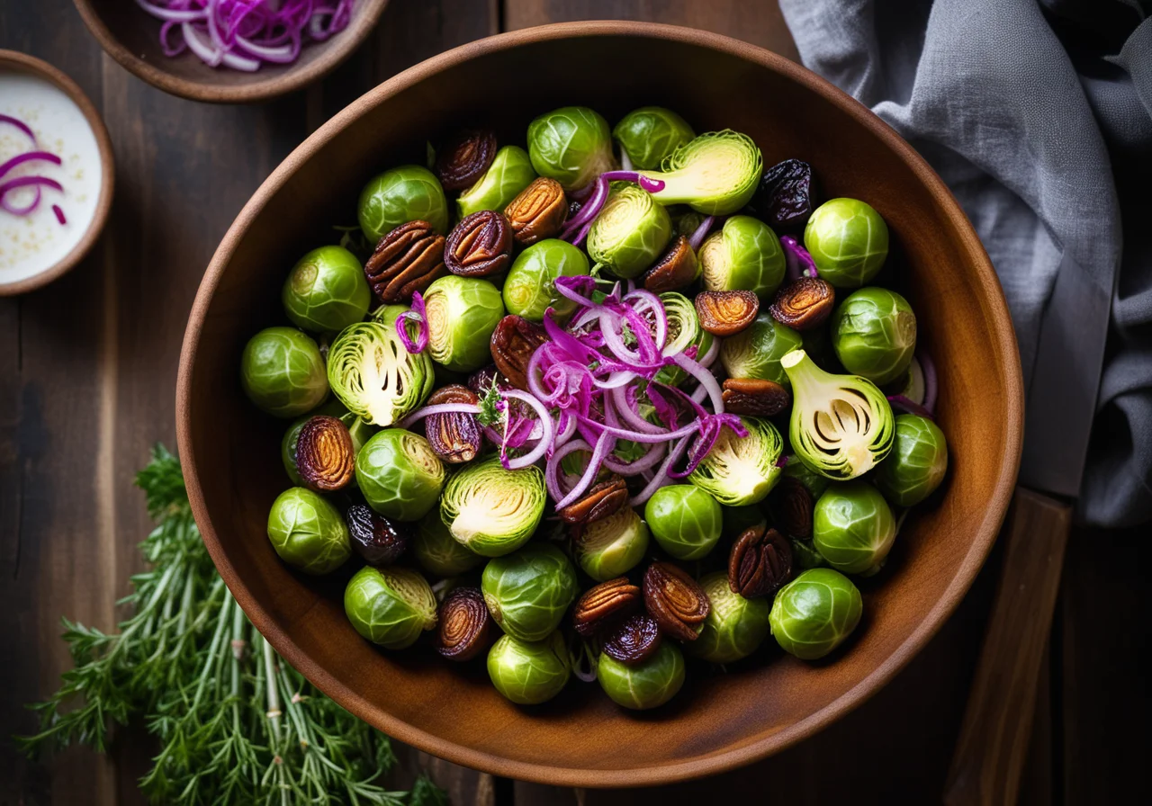 Brussels Sprouts with Onions
