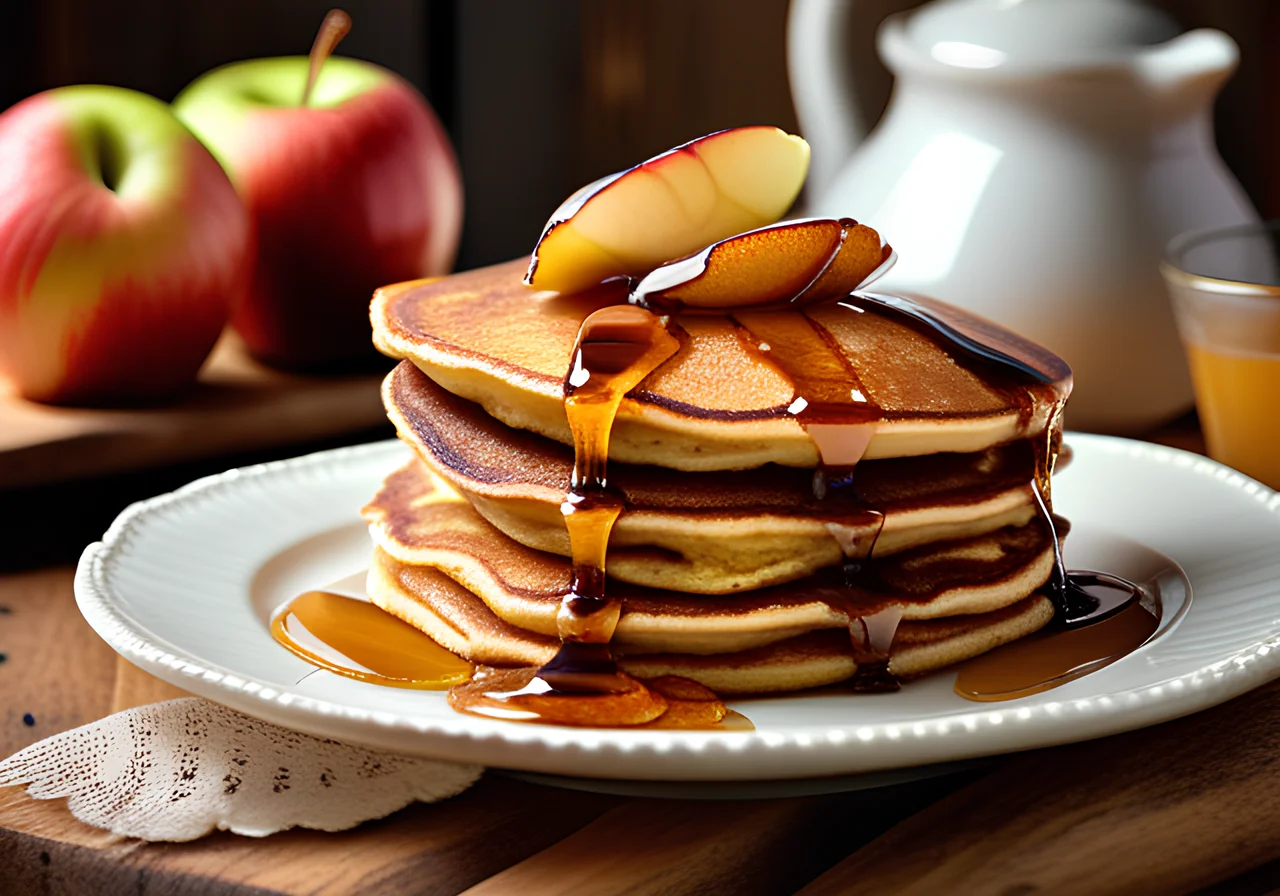 Apple-Braised Pancakes