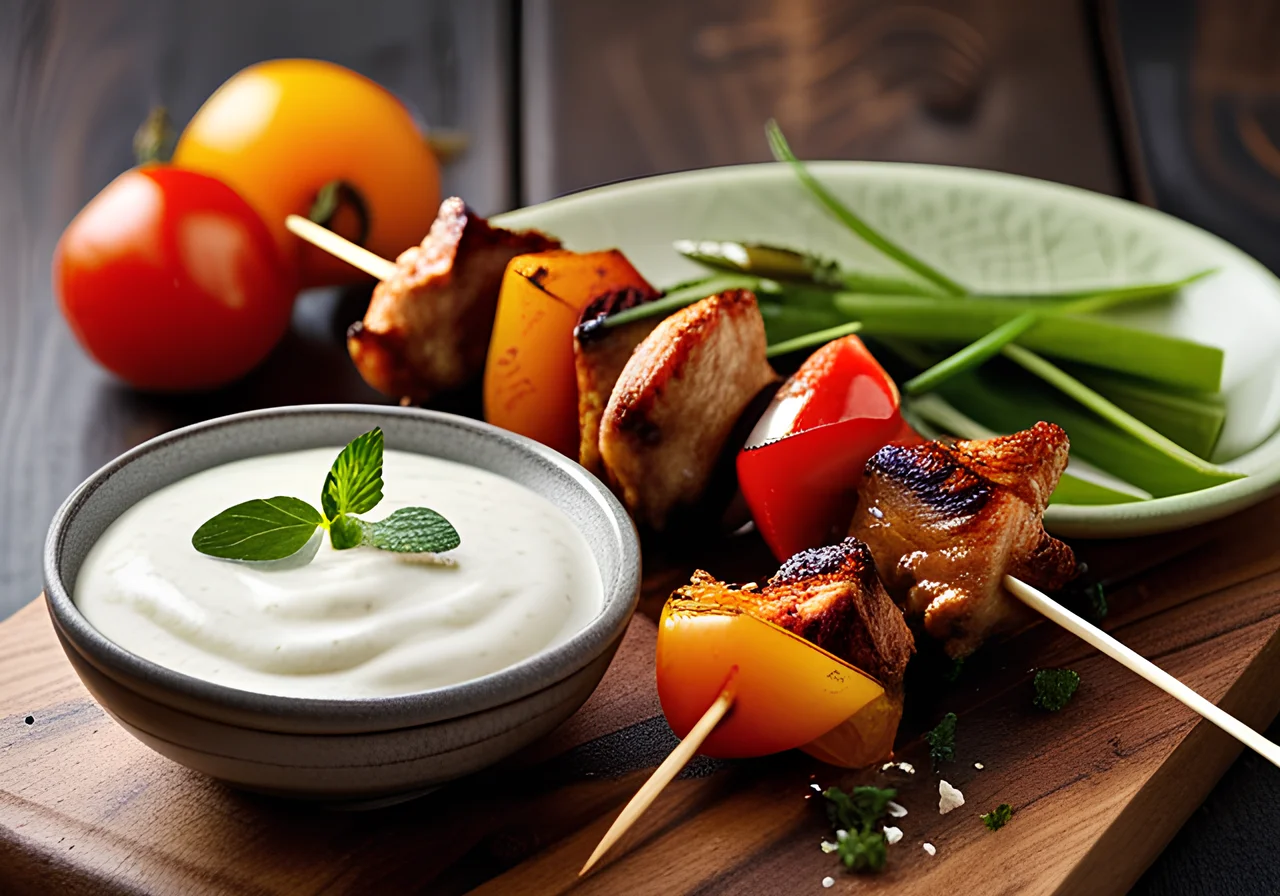 Chicken‑Vegetable Skewers