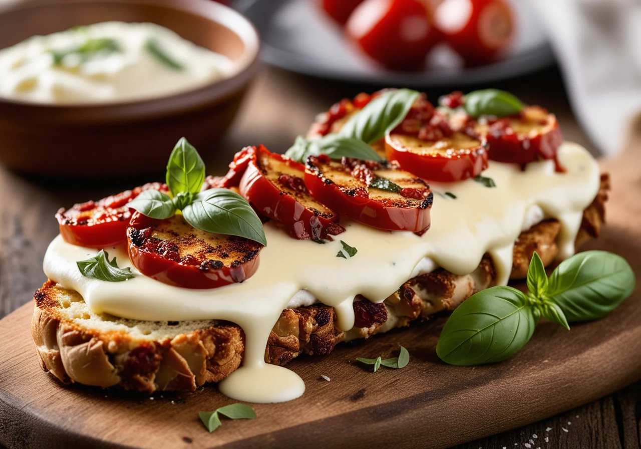 Chicken Fillets with Melted Cheese