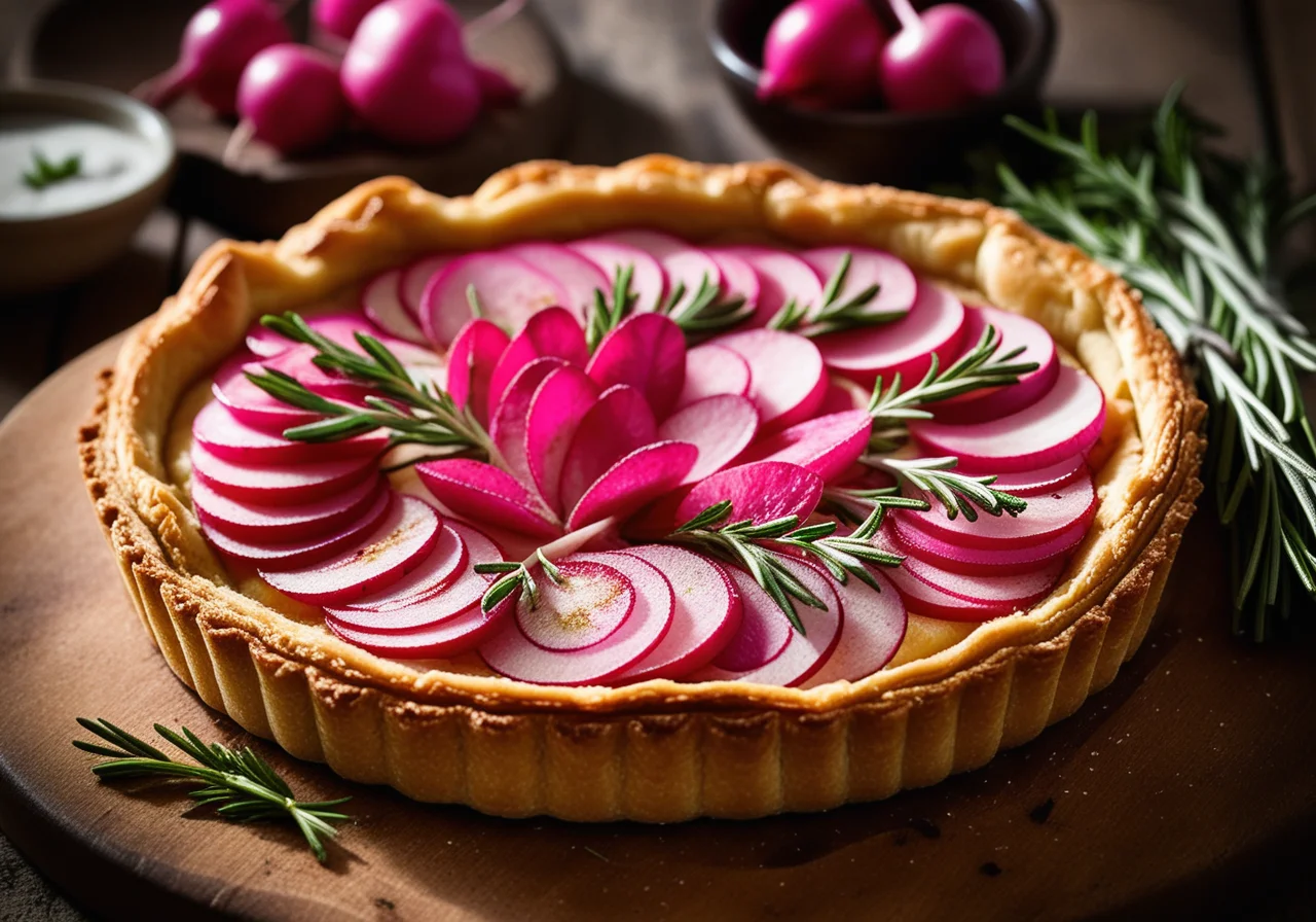 Radish Tart