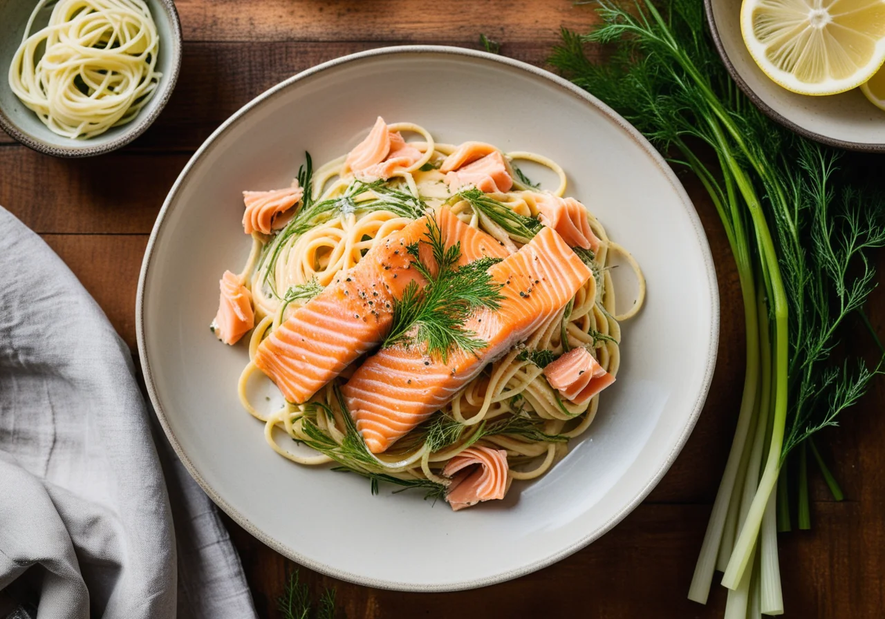 Pasta with Salmon and Fennel