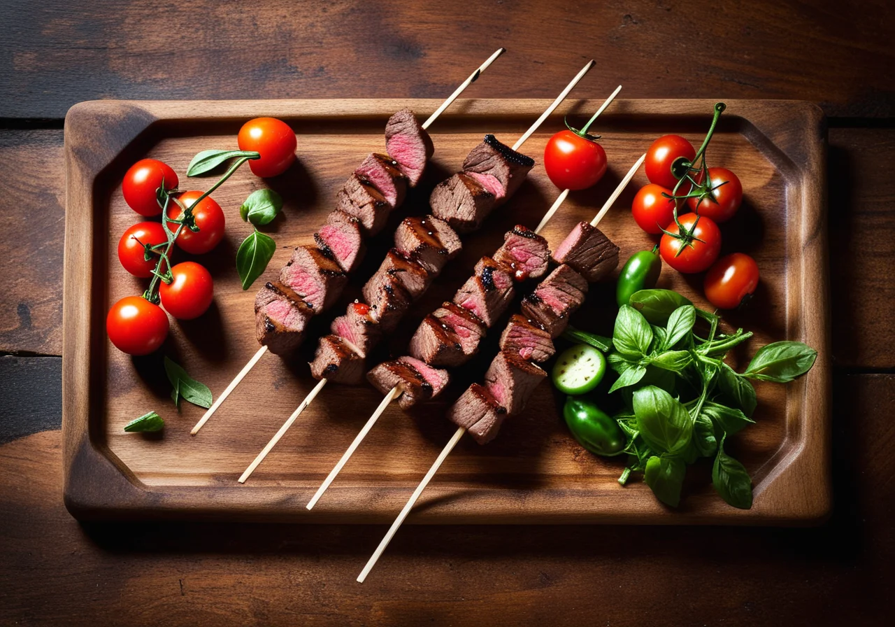 Grilled Beef Skewers