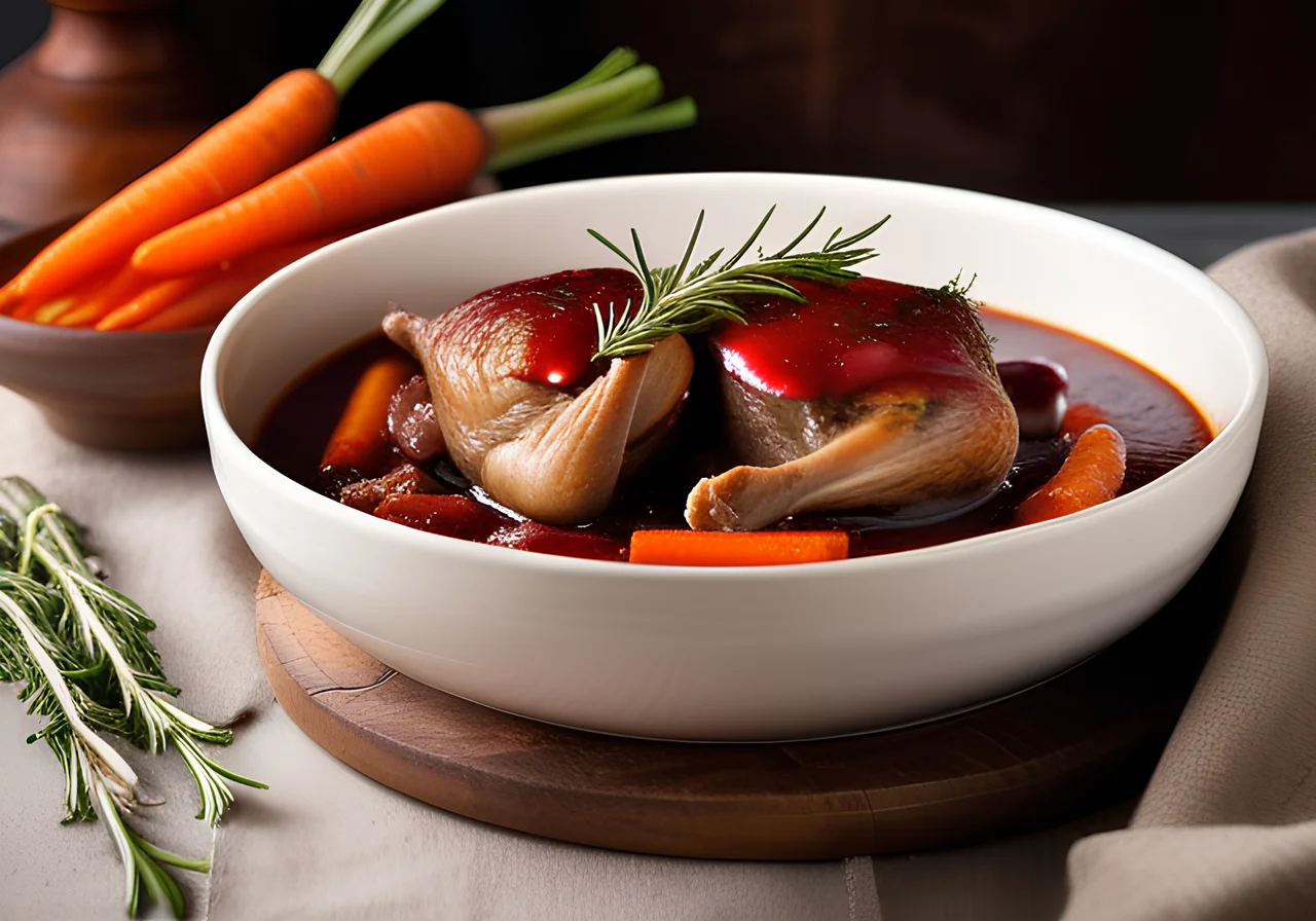 Braised Rabbit with Red Wine
