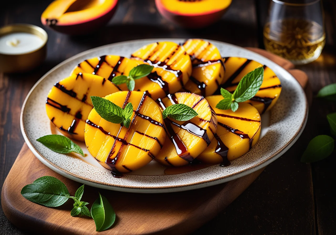 Grilled Mango