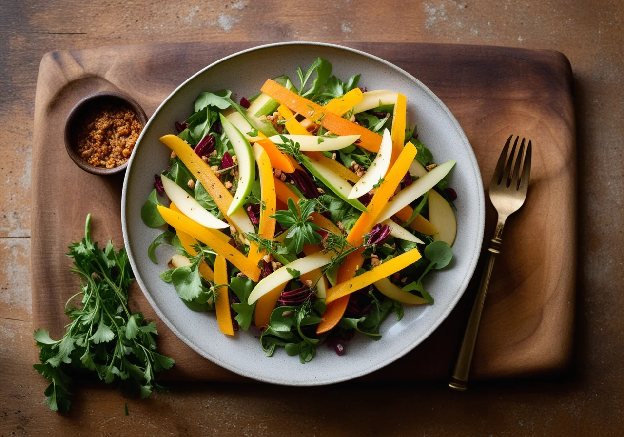 Rübchensalat mit Karotten