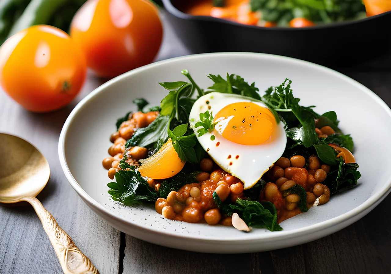 Vegan Shakshuka with Lentils and Apricots