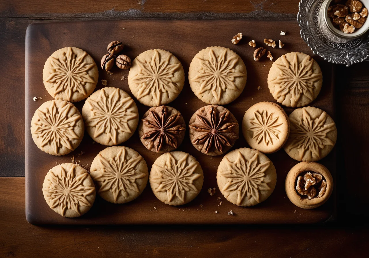 Walnut Shortbread Cookies