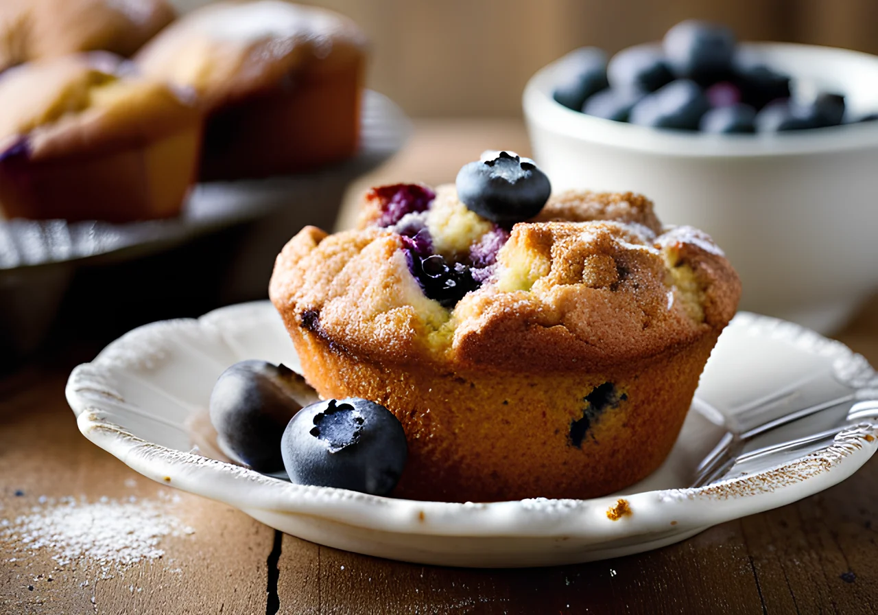 Blueberry Zucchini Muffins