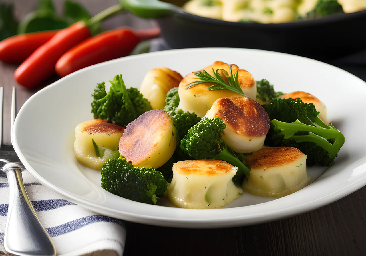 Gnocchi Broccoli Gratin