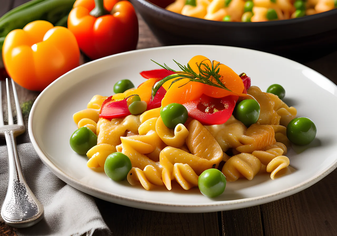 Cheesy Spaetzle with Vegetables
