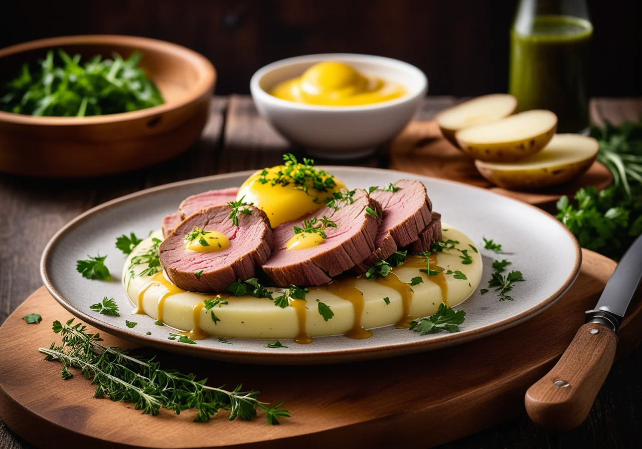 Tafelspitz with Herb Sauce