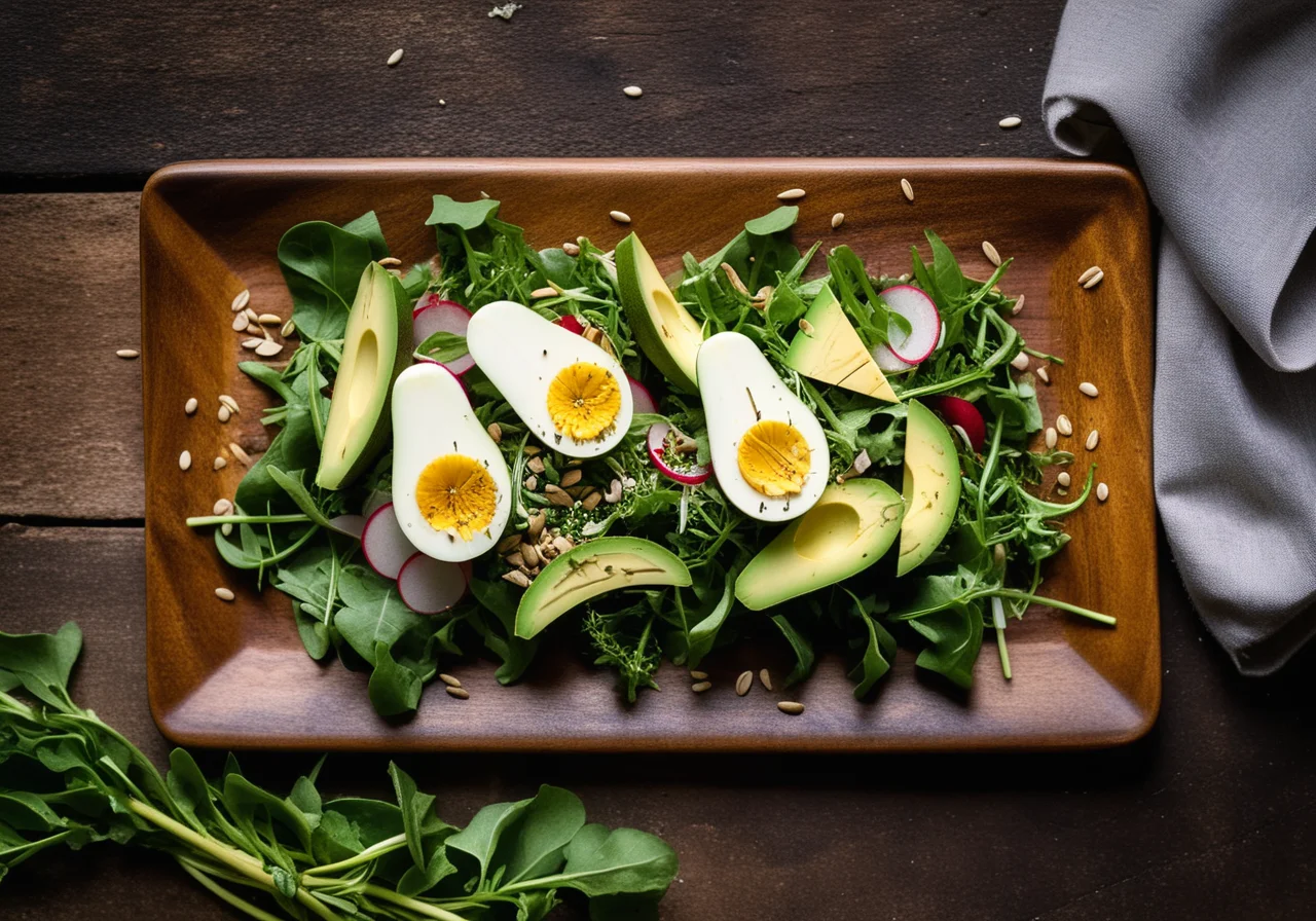 Dandelion Avocado Salad