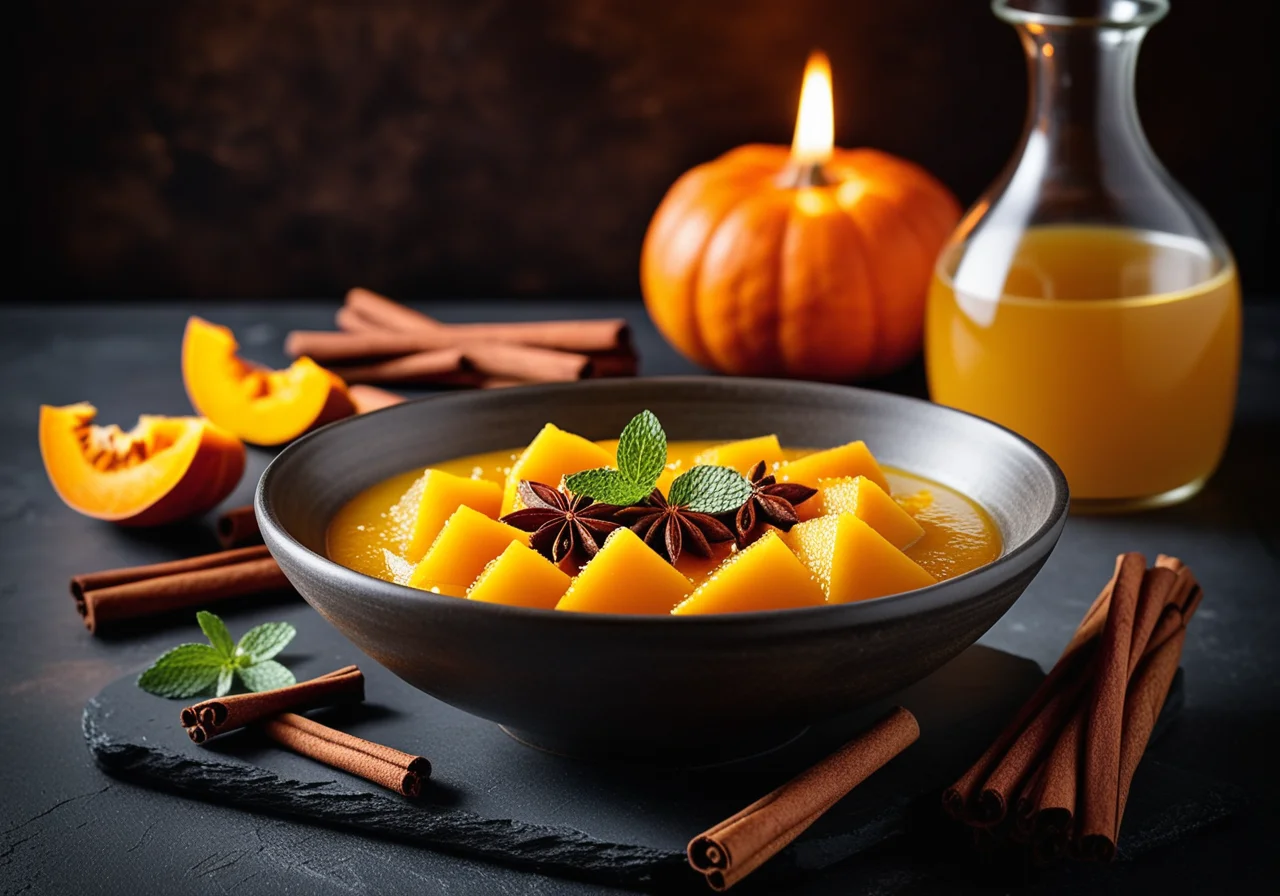 Pumpkin Compote with White Wine