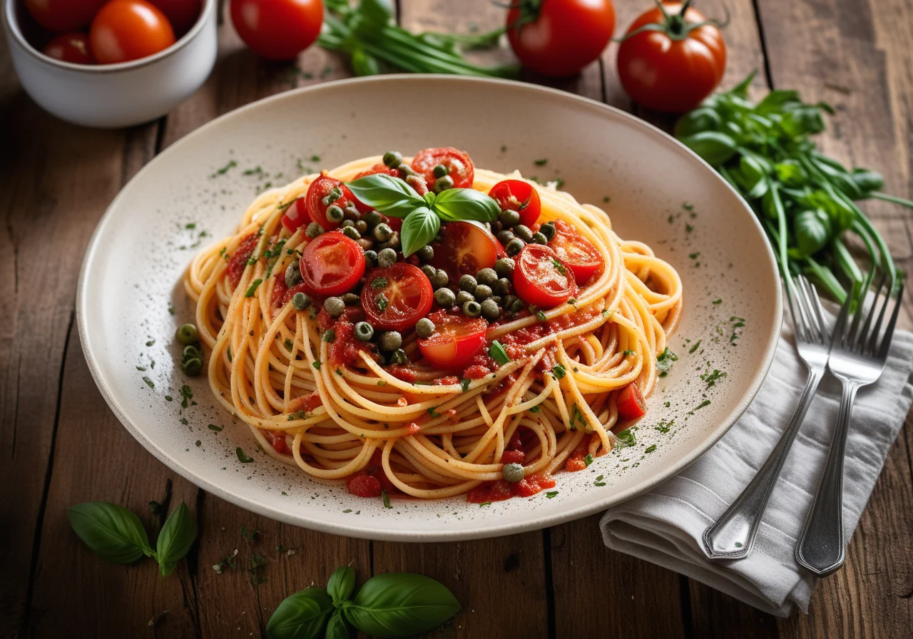 Spaghetti with Tomato Sauce