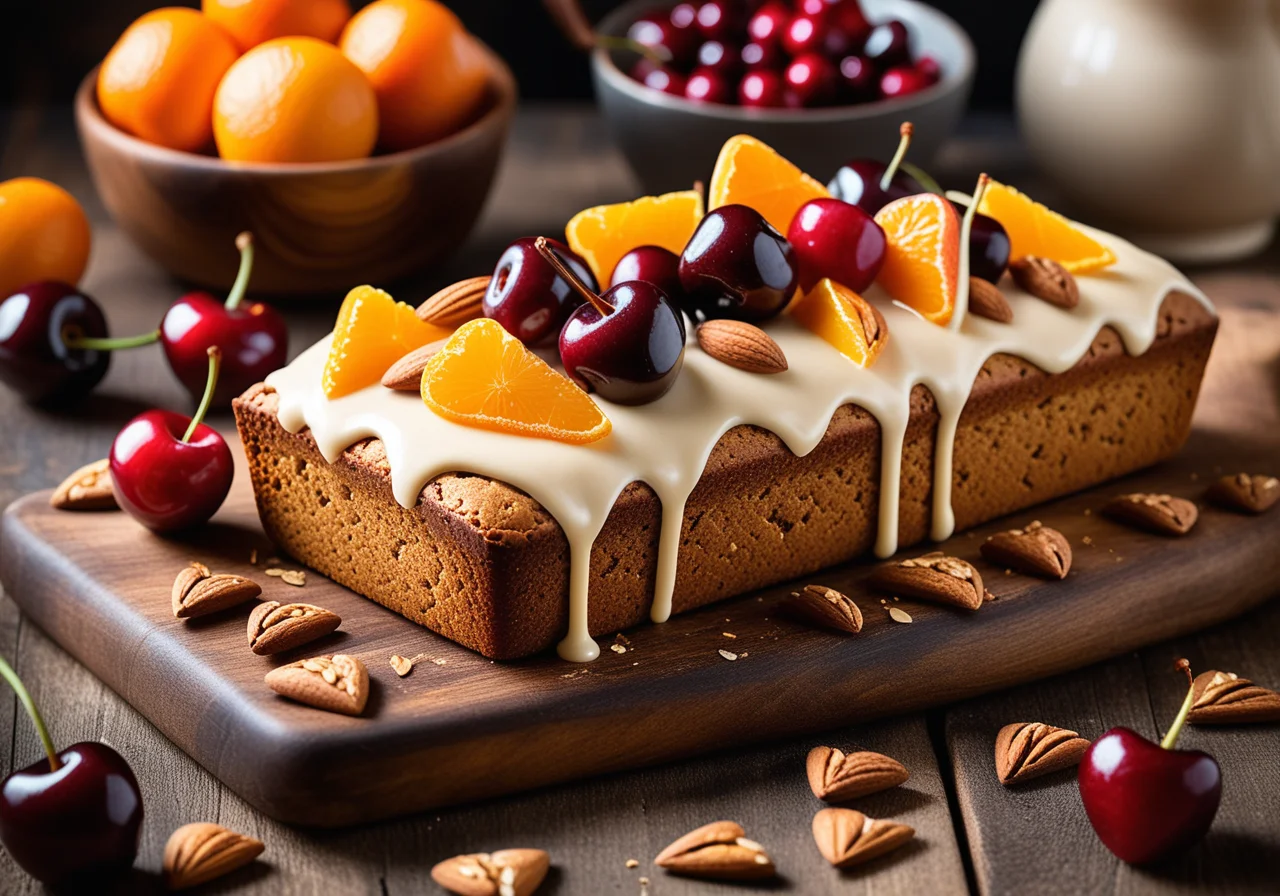 Lebkuchen mit Mandeln