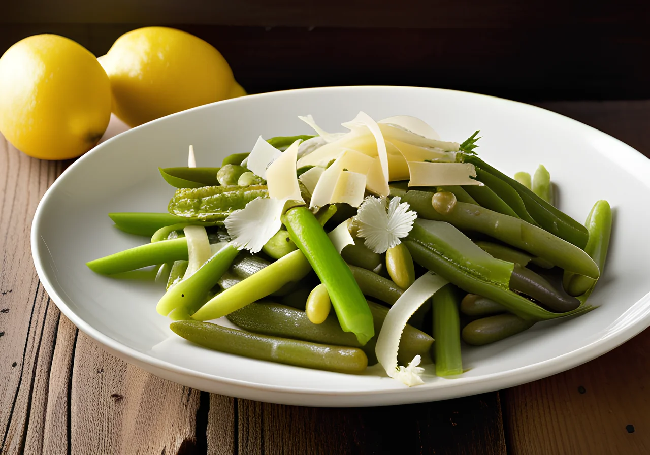 Marinated Thick Beans