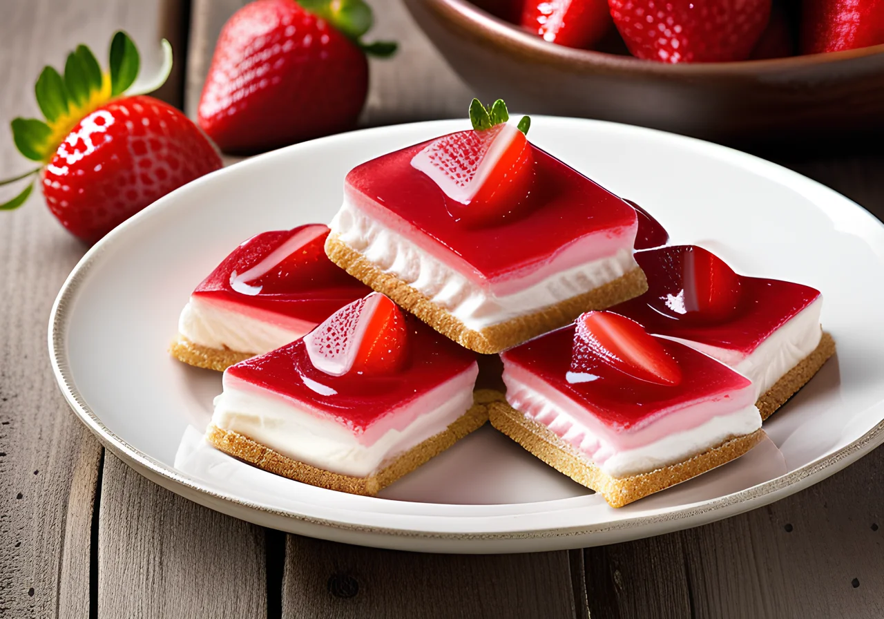 Strawberry Cream Cheese Slices