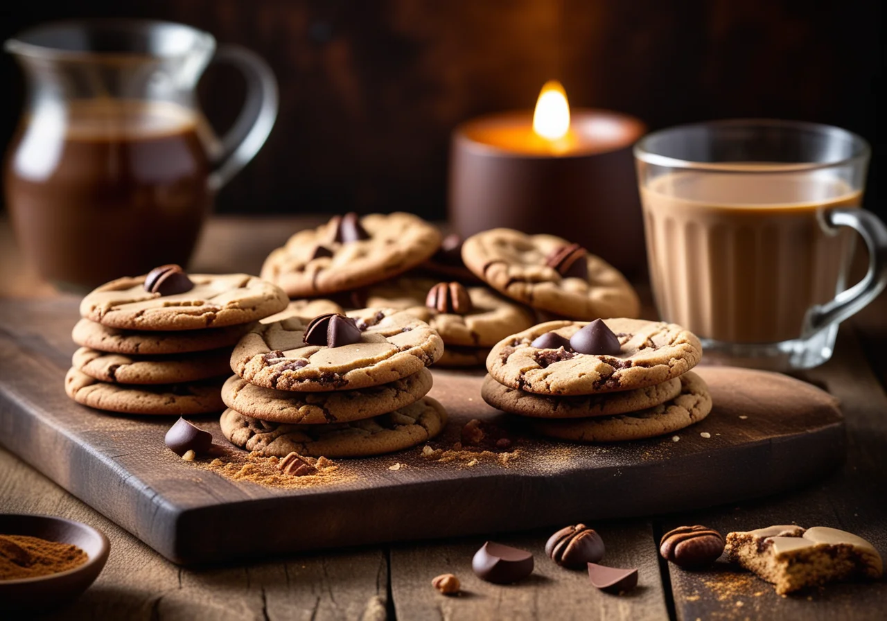 Nougat-Schoko-Cookies