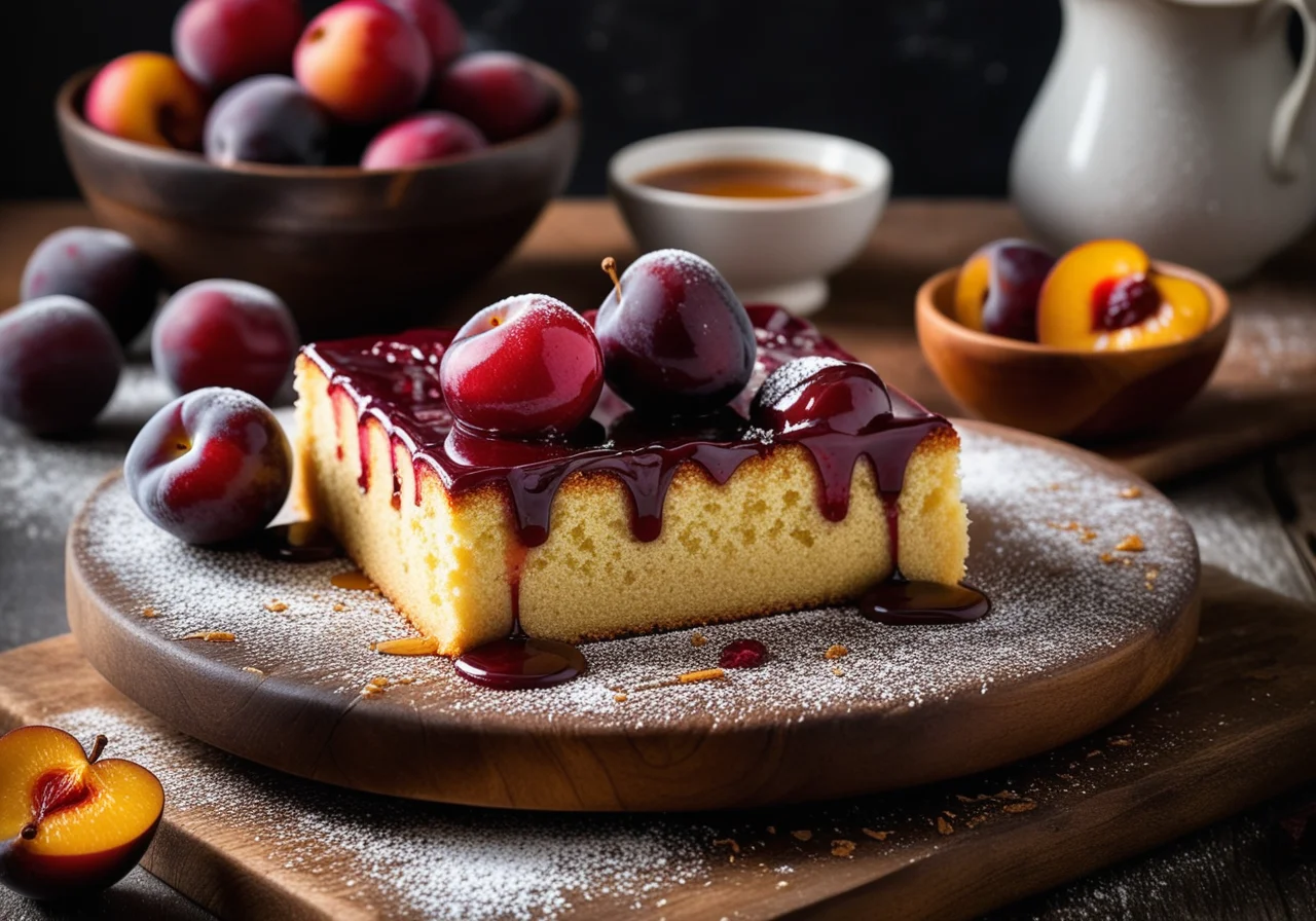 Stirred Plum Cake