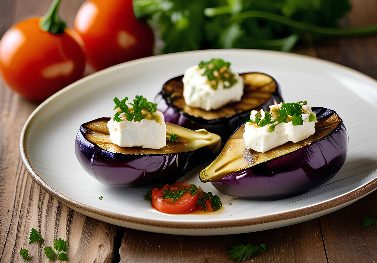 Baked Eggplant with Feta
