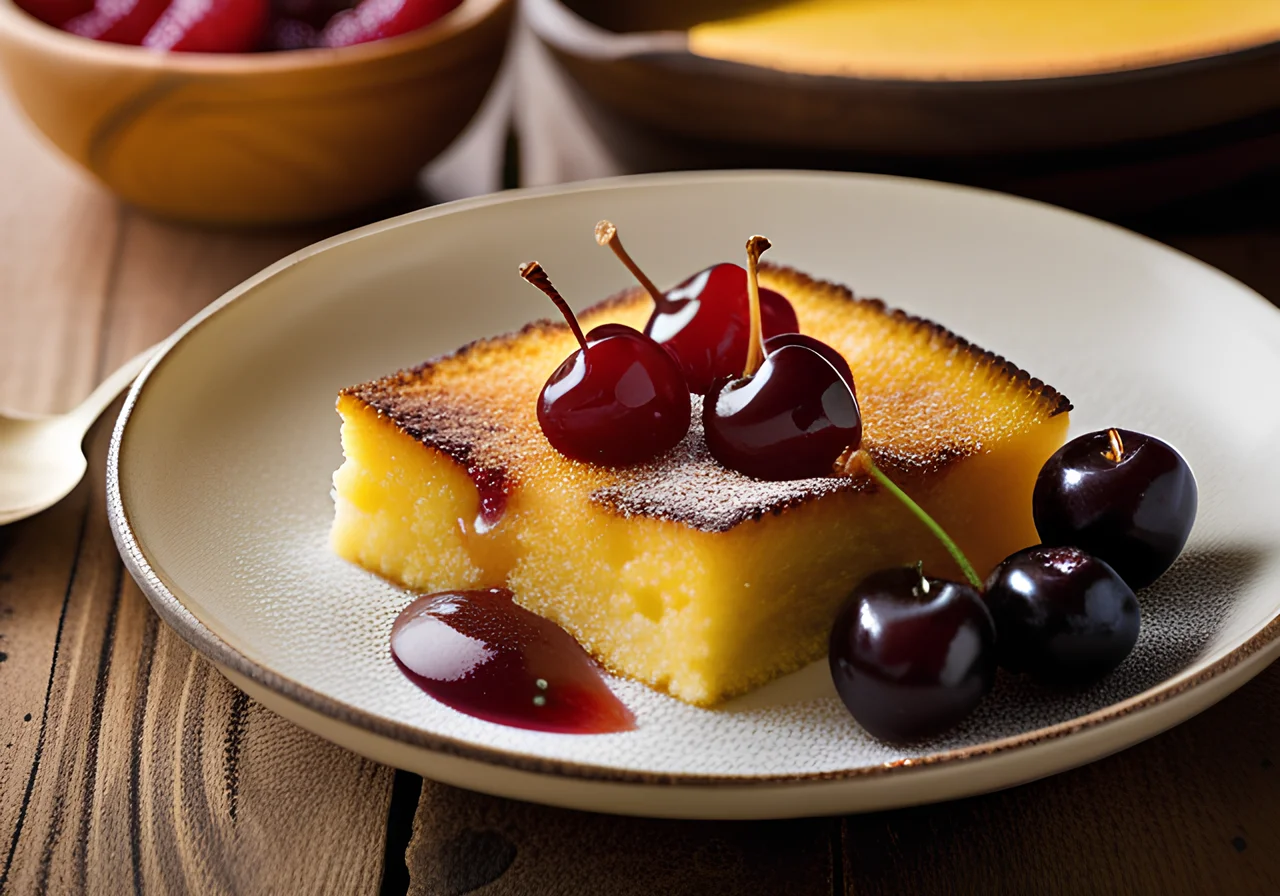 Sweet Polenta Slices