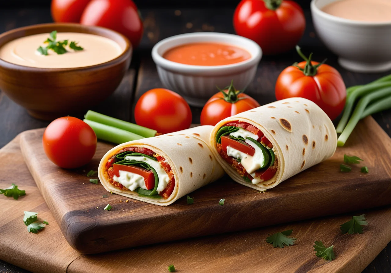 Tomato-Mozzarella Wrap