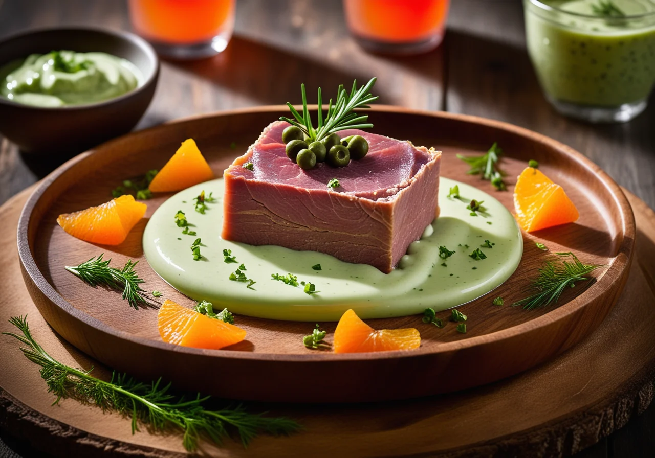 Teller jelly with smoked pork