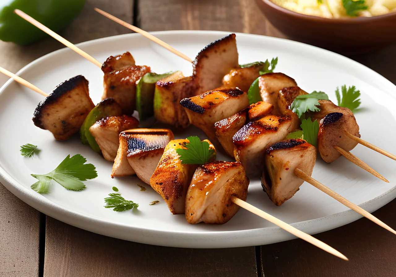 Marinated Chicken Skewers