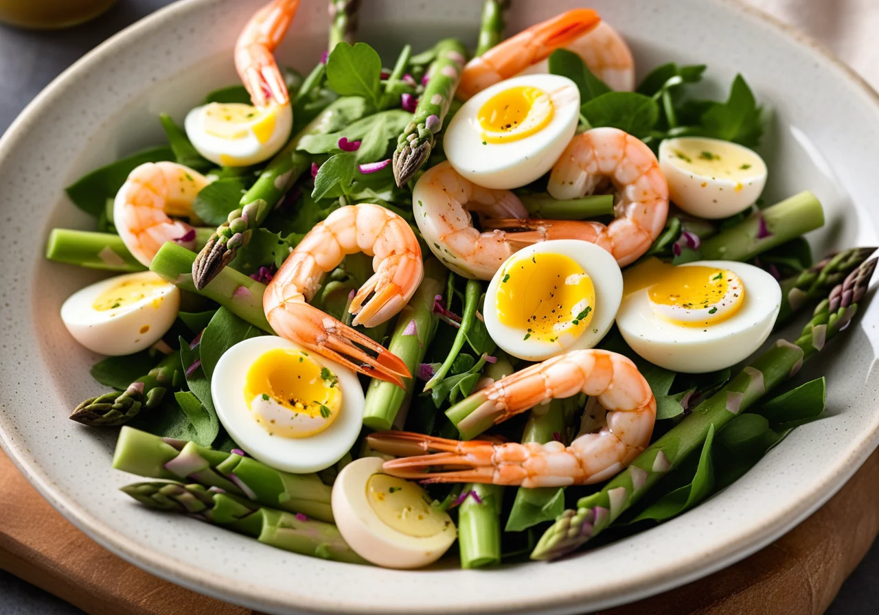 Asparagus Shrimp Salad