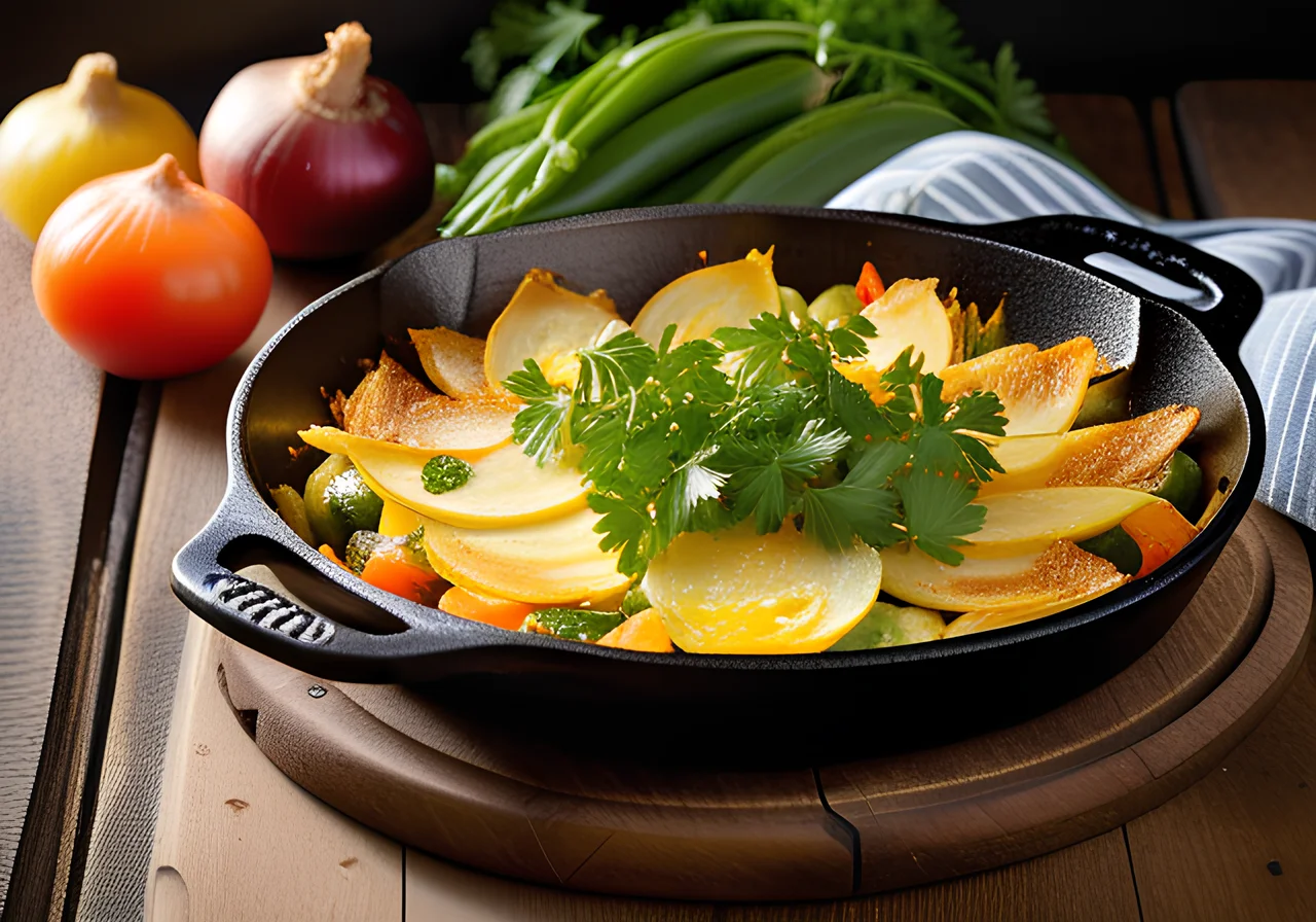 Gratinated Vegetable Skillet