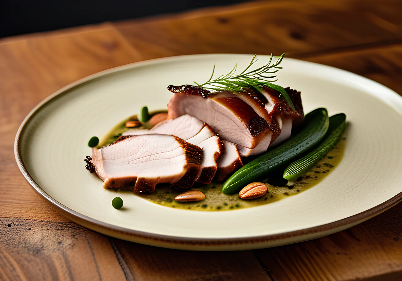 Pork Shoulder (Schäufele) with Mustard Sauce