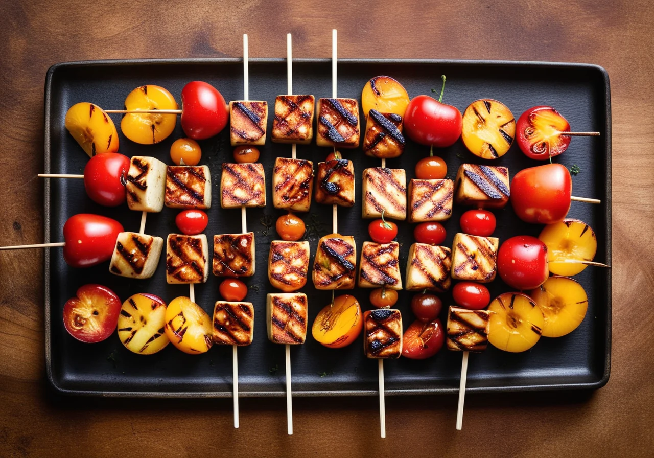 Halloumi Skewers