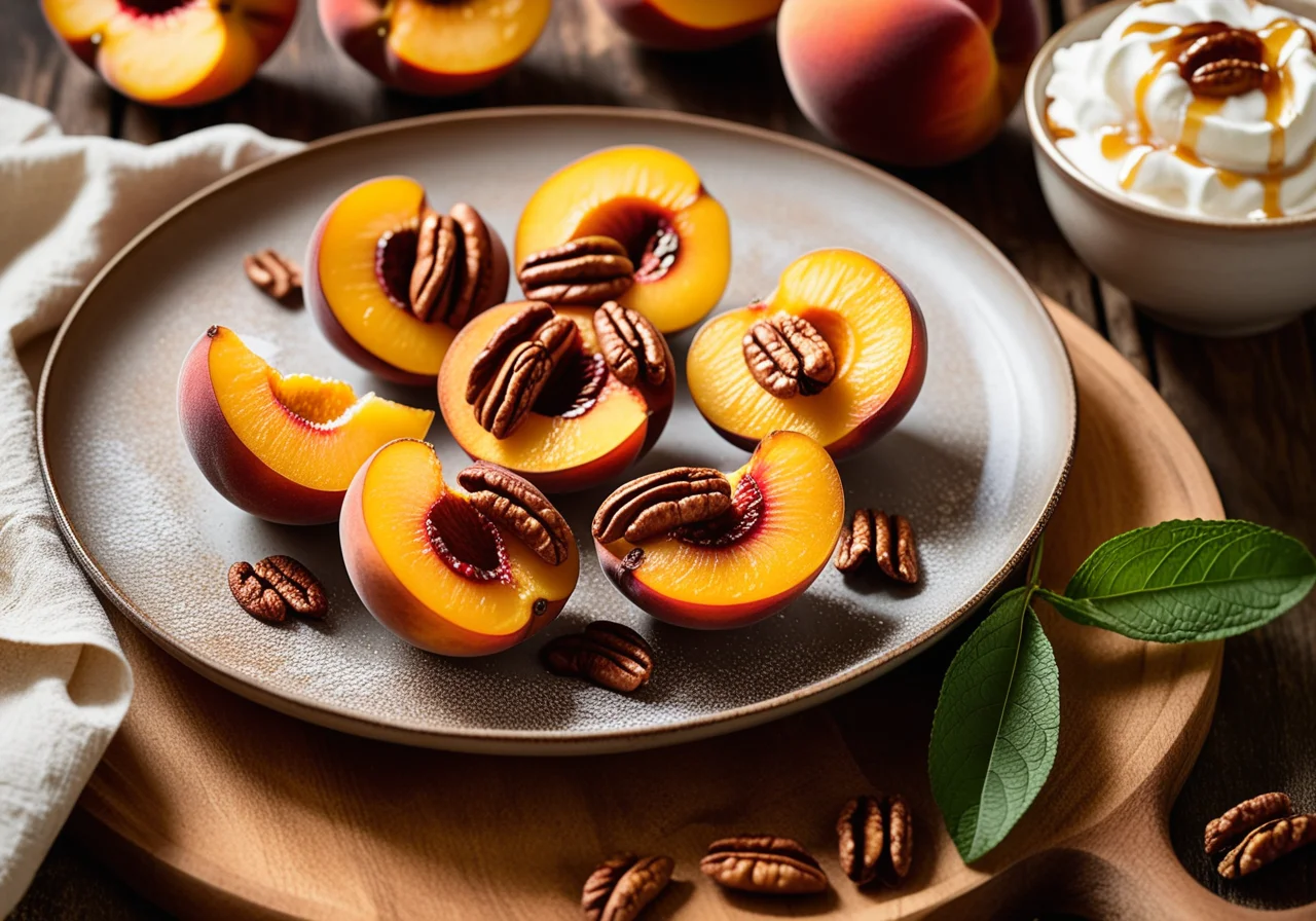 Baked Cinnamon Peaches