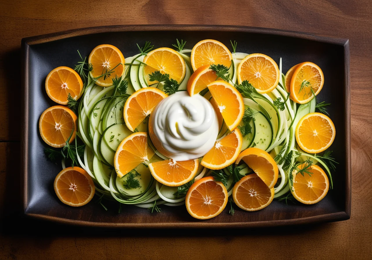 Orange Leek Salad