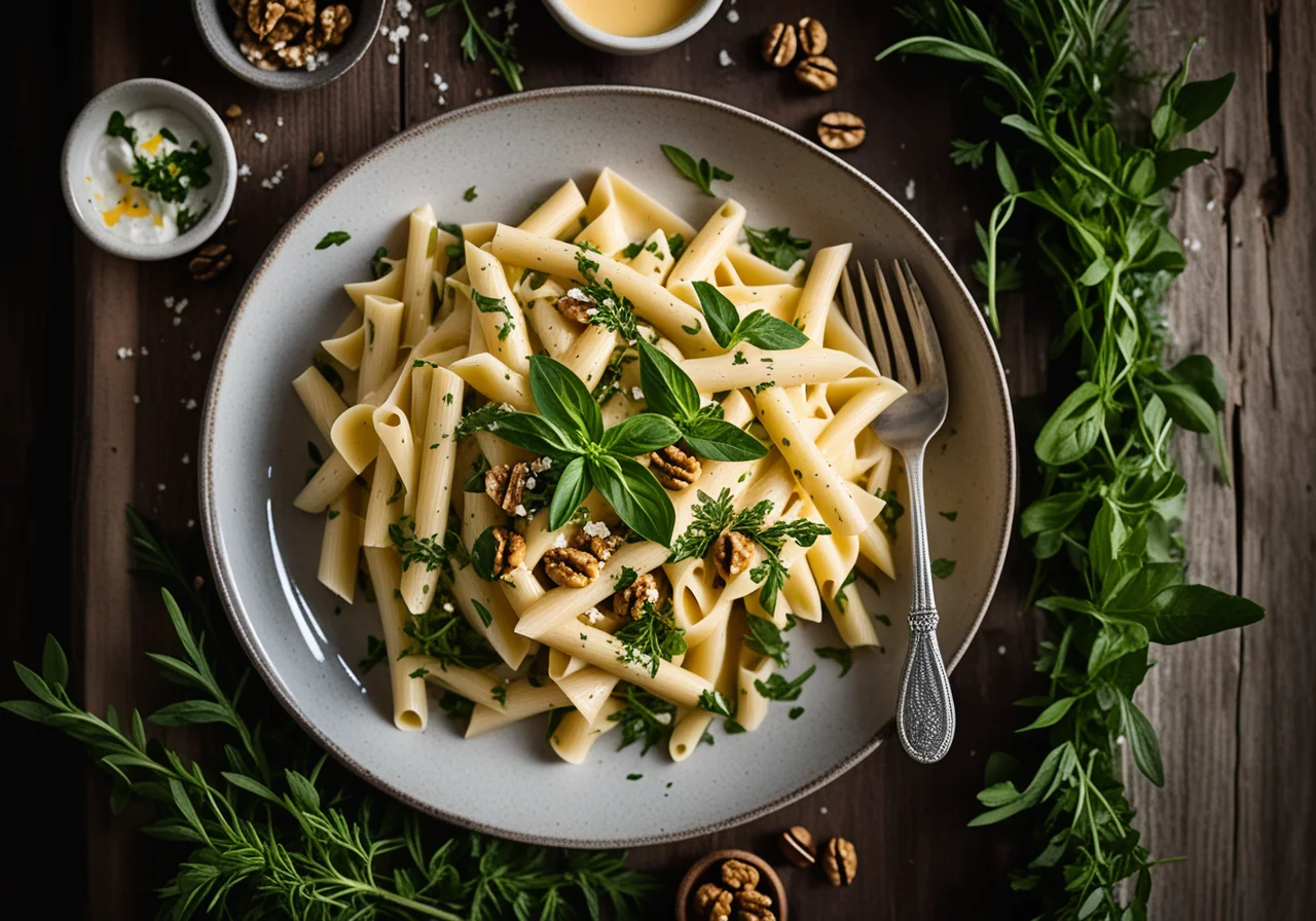 Pasta with Ricotta Sauce