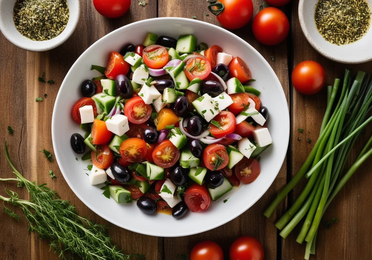 Greek-Style Thick Bean Salad