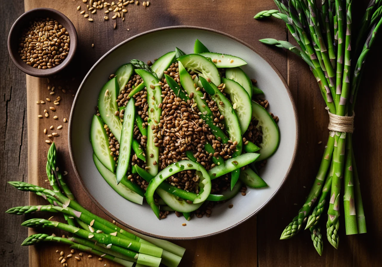 Asparagus Salad with Lentils