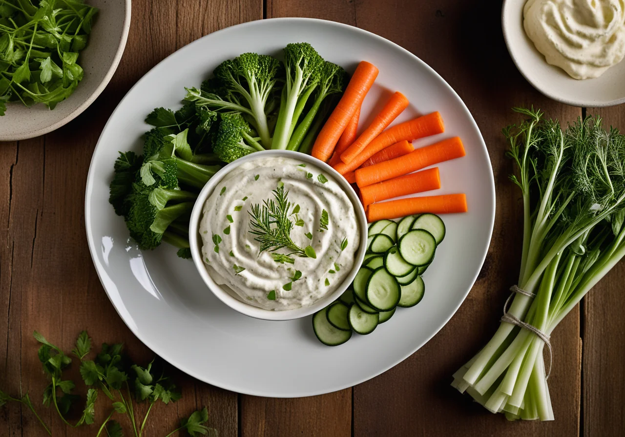 Vegetable with Dip
