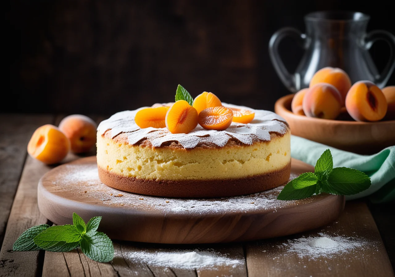 Ricotta-Apricot Cake